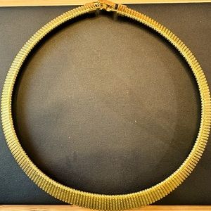 Vintage Park Lane Gold Tone Flat Chain Necklace